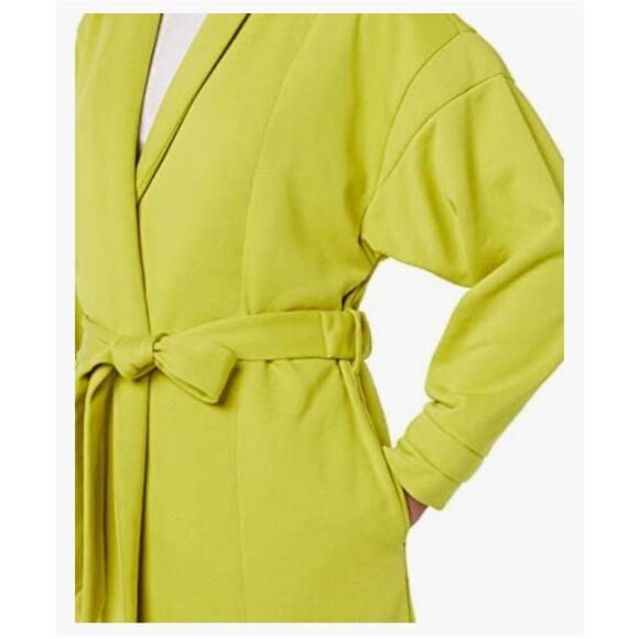 NEW TEREA Women's Alaina Wrap French Terry Jacket S NO BELT - Picture 8 of 9